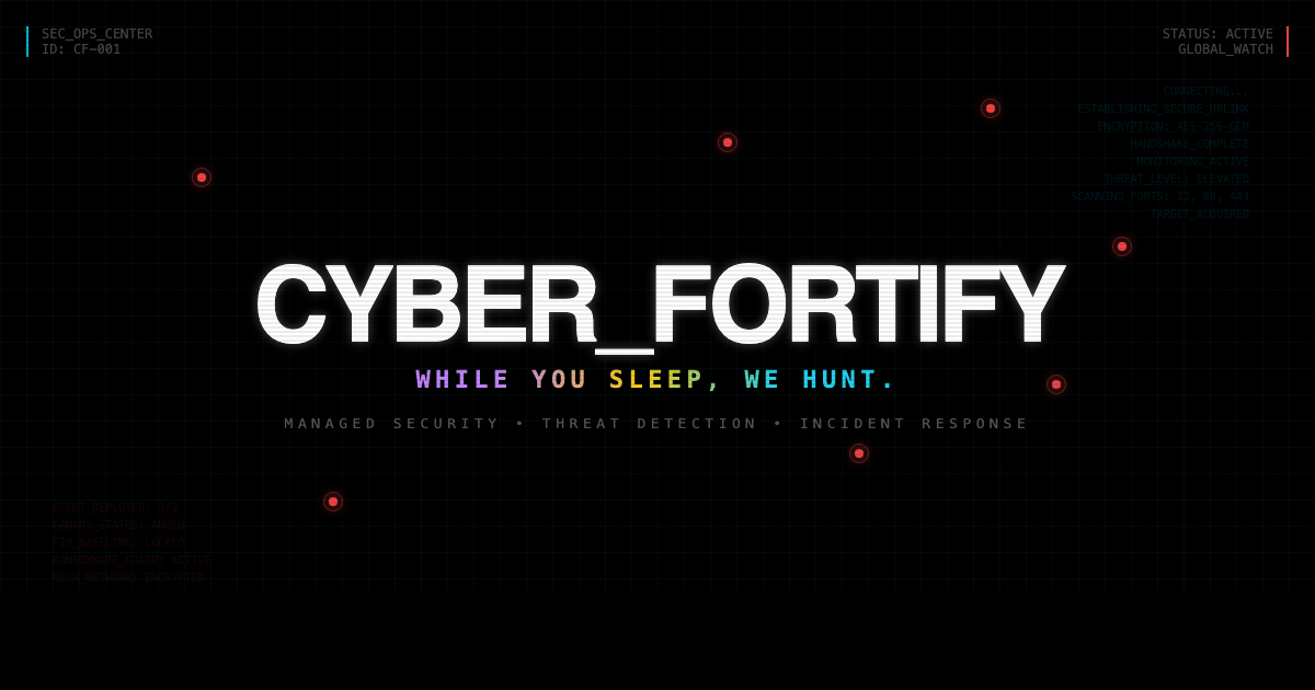 CYBERFORTIFY | Elite Cybersecurity Services